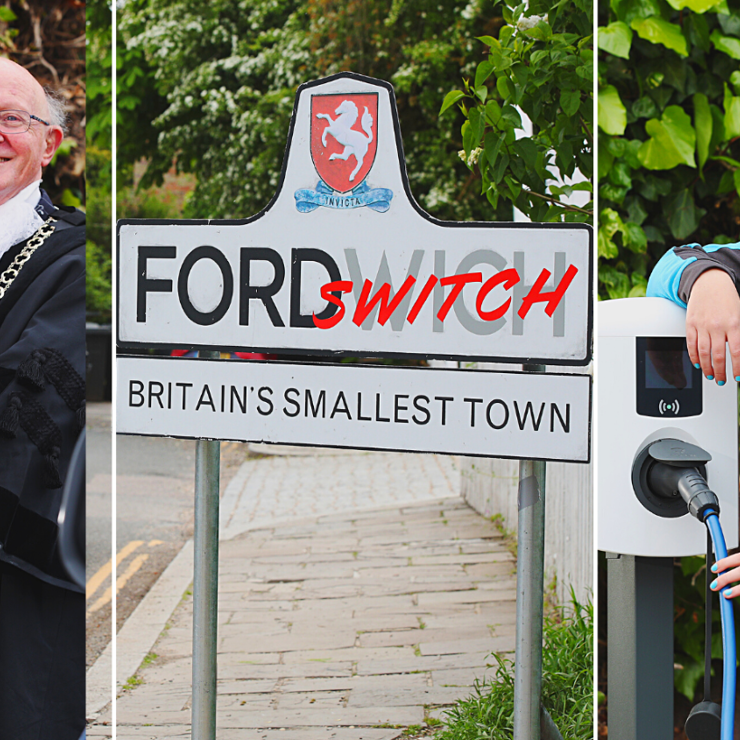 Three Frame Tea Set Photo Facebook Cover
