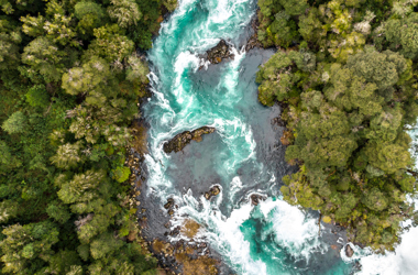 Aerial Shot Of River (2)