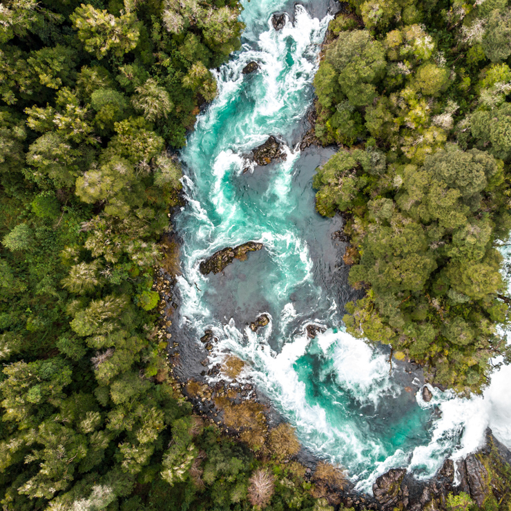 Aerial Shot Of River (2)