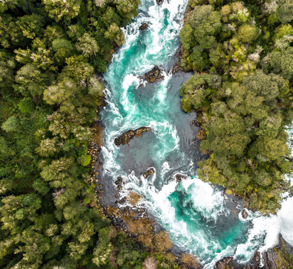 Aerial Shot Of River (1)