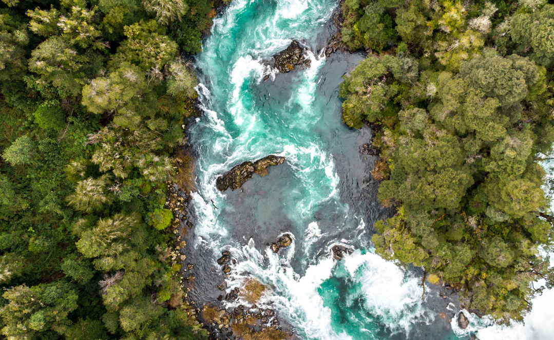 Aerial Shot Of River (1)